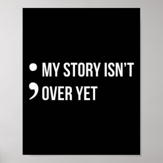 Poster Semicolon Minha História Não Foi Sobre Sensibiliza