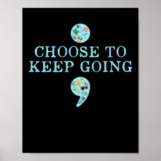 Poster Semicolon Suicide Prevention Awareness