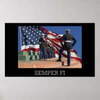 Semper Fi - Esquadrão do Rifle e sinalizador