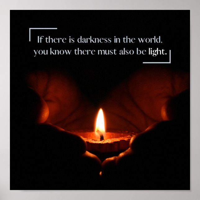 Poster Sempre há luz (Frente)