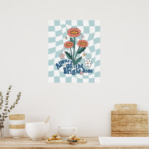 Poster Sempre no Lado Brilhante Retro