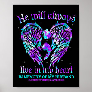 Poster Sempre No Meu Coração O Meu Marido Prevenção Suici