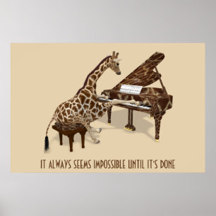 Pôster Sempre parece impossível até que seja feito