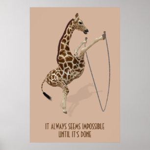 Pôster Sempre parece impossível até que seja feito