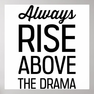 Poster Sempre sobe acima do drama