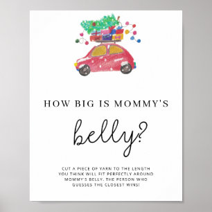 Poster Sempre verde quão grande é a barriga da mamãe jogo