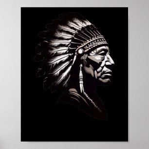 Poster Sêneca Indian Key Sticker2