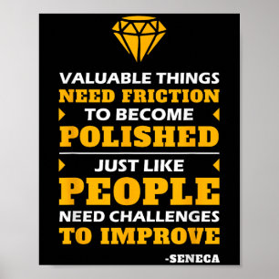 Poster Seneca Motivational Stoicism Cotação Stoic Philoso