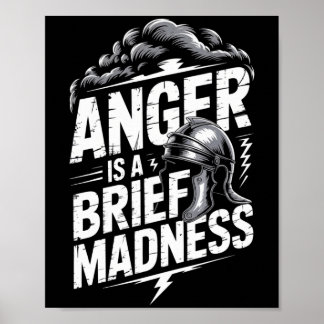 Poster Sêneca Stoic Philosoper Citação Estática Motivacio