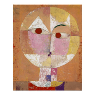 Pôster Senecio (Baldgreis) (1922) pintura de Paul Klee