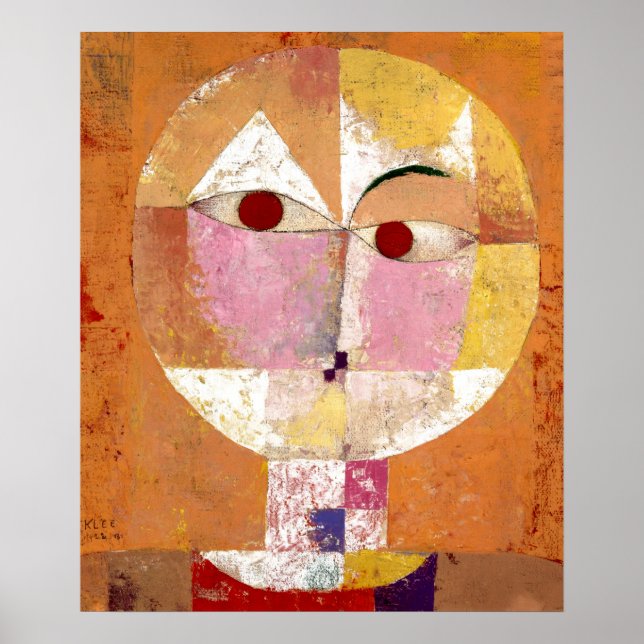 Poster Senecio de Paul Klee (Frente)