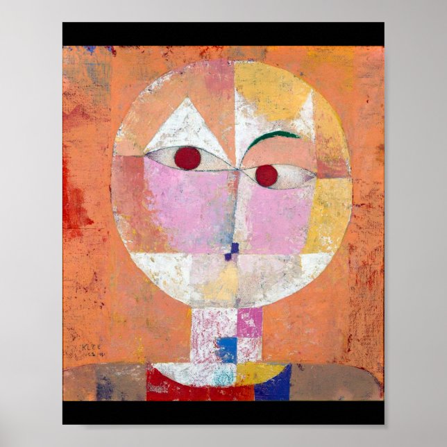 Poster Senecio, Paul Klee (Frente)