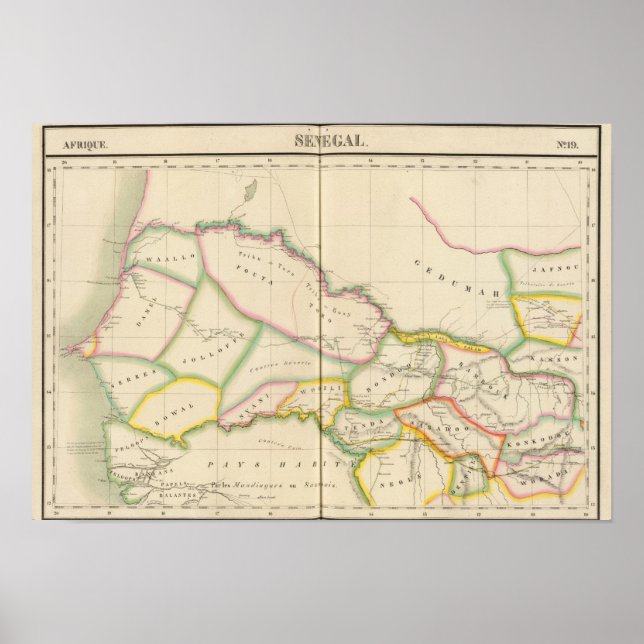 Poster Senegal África (Frente)