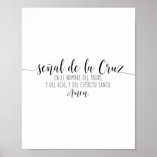 Poster Senhor De La Cruz. En El Nombre Del Padre (Frente)