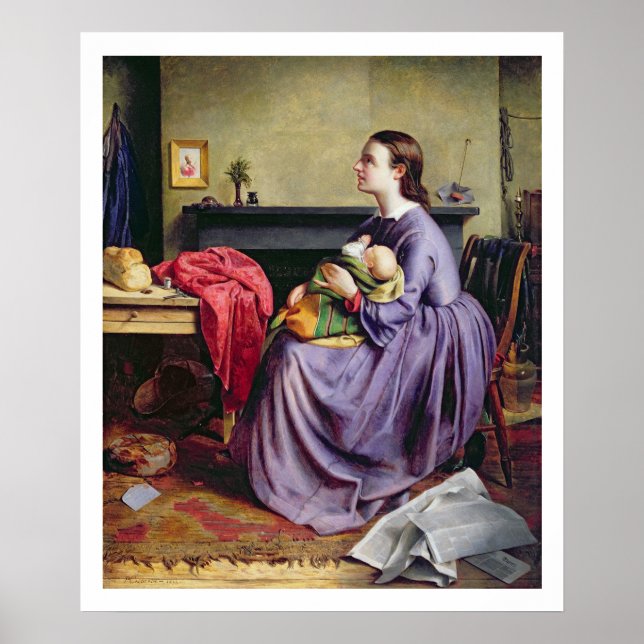 Pôster Senhor, Eles Serão Feitos, 1855 (óleo na canvas) (Frente)