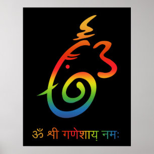 Poster Senhor Ganesha Sinal