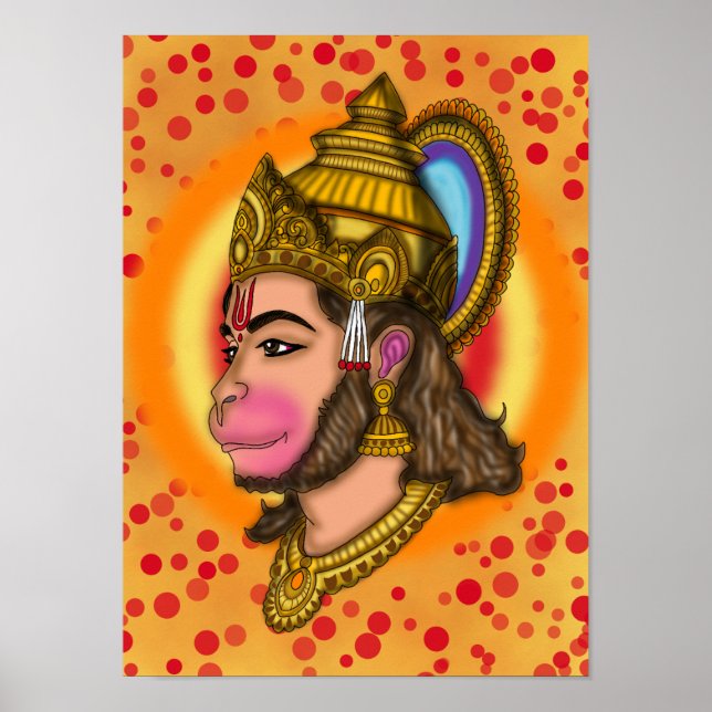 Poster Senhor Hanuman (Frente)