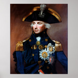 Pôster Senhor Horatio Nelson do ~ do contra-almirante