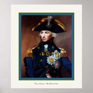 Pôster Senhor Horatio Nelson do ~ do contra-almirante