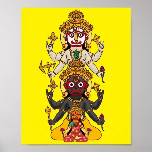 Poster Senhor Jagannath  (Frente)