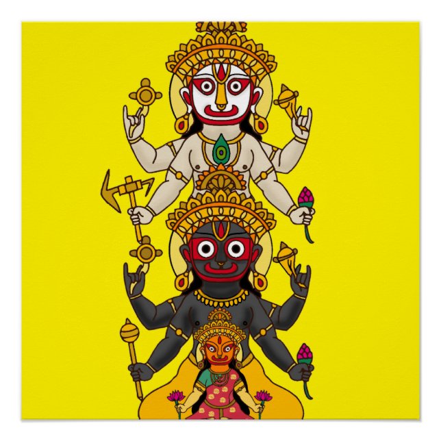 Pôster Senhor Jagannath  (Frente)