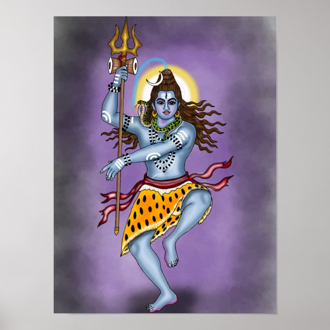 Poster Senhor Nataraja Shiva  (Frente)