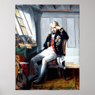 Poster Senhor Nelson da pintura do retrato