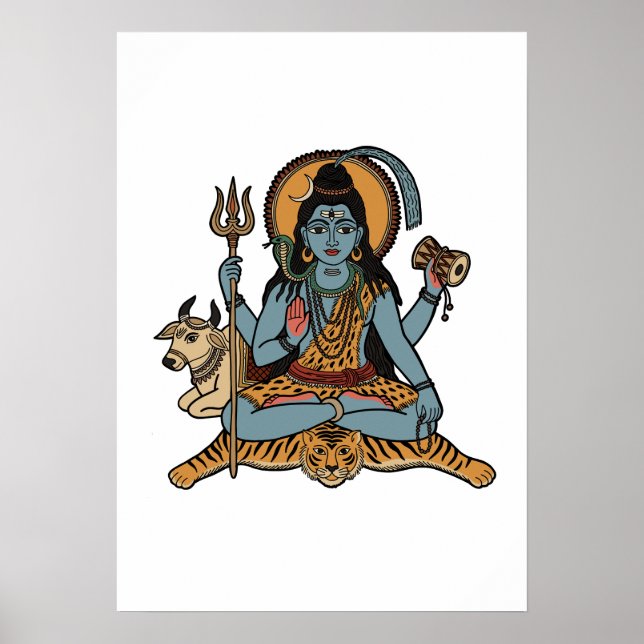 Poster Senhor Shiva (Frente)