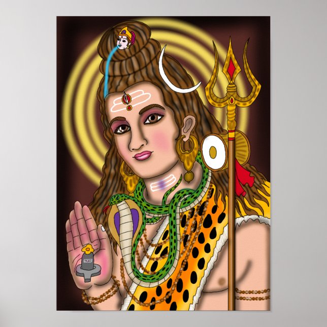 Poster Senhor Shiva A (Frente)