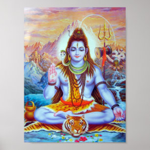 Poster Senhor Shiva Religião Hindu