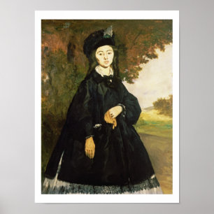 Pôster Senhora Brunet de Manet  