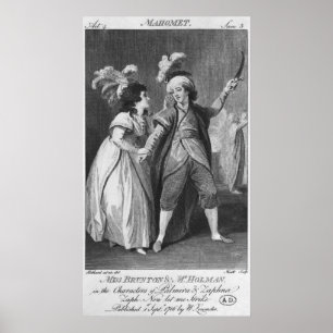 Poster Senhora Brunton e Sr. Holman como Palmira e