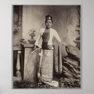 Pôster Senhora Burmese