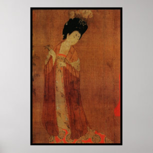 Pôster Senhora chinesa (iv)