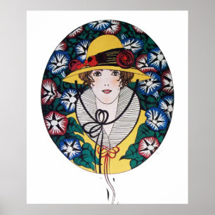 Poster Senhora com Glórias da Manhã