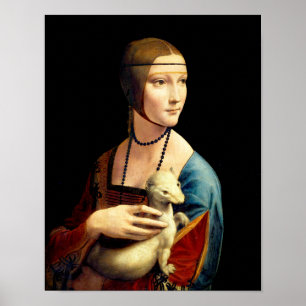 Poster Senhora com um Ermine por Leonardo Da Vinci