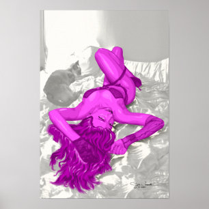 Poster Senhora da cama de Messy