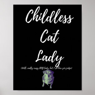 Poster Senhora de Gato Sem Fios