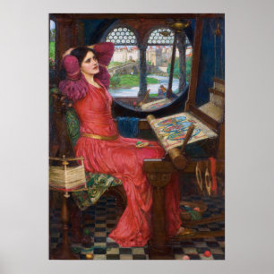 Pôster Senhora de Shallot por John William Waterhouse
