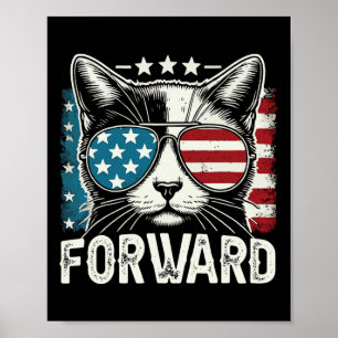 Poster Senhora dos Gatos sem Filhos Kamala Harris Avante 