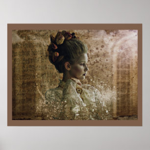 Poster Senhora Fantasma Vitoriana em Espera