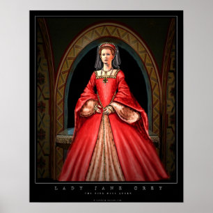 Poster Senhora Jane Cinzento