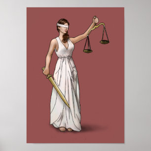 Pôster Senhora Justiça - Marsala
