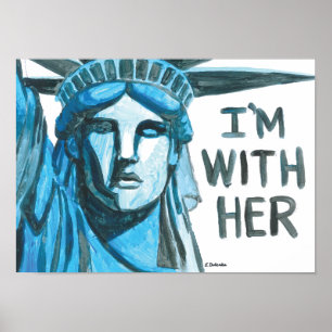 Poster Senhora Liberdade - eu sou com ela