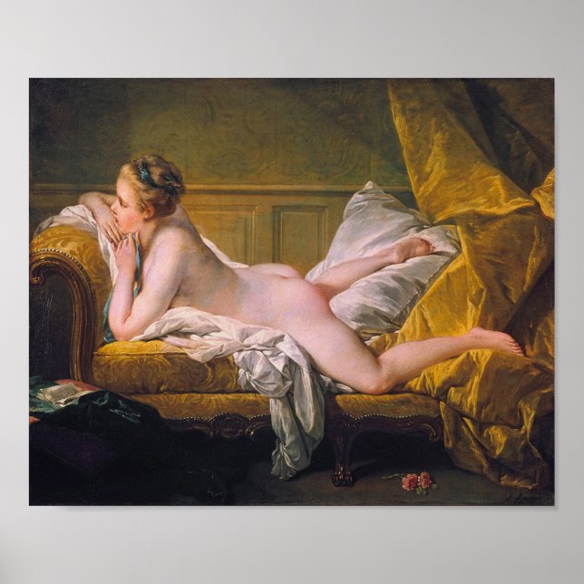 Poster Senhora Marie-Louise O'Murphy - François Boucher (Frente)