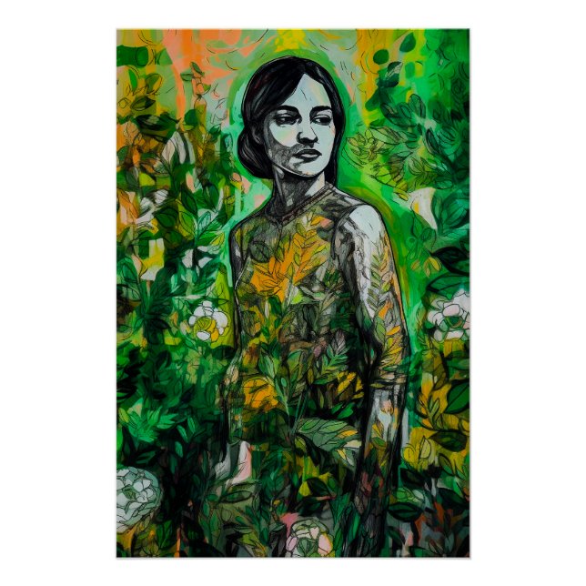 Pôster Senhora Misteriosa (Frente)