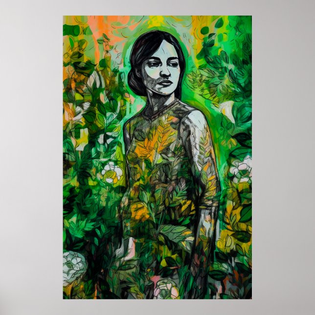 Poster Senhora Misteriosa (Frente)