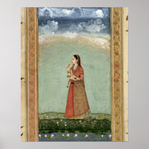 Poster Senhora que guardara uma bacia de rosas, do Clive