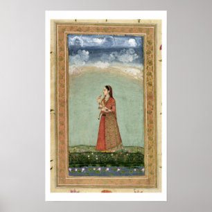 Poster Senhora que guardara uma bacia de rosas, do Clive