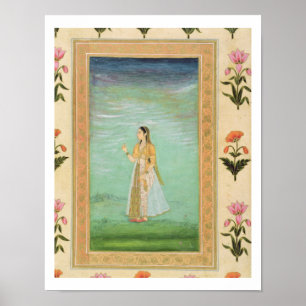 Pôster Senhora que guardara uma flor, do álbum pequeno d